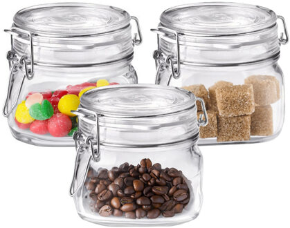 Bormioli Rocco 6x Weckpotten met beugelsluiting 500 ml - Action products