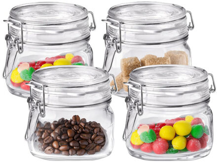 Bormioli Rocco 8x Weckpotten met beugelsluiting 500 ml - Action products