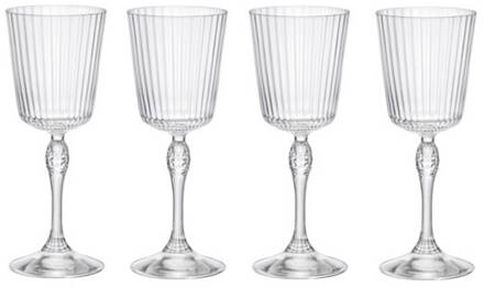 Bormioli Rocco Bormioli Cocktailglazen America's 20's 250 Ml - 4 Stuks Transparant