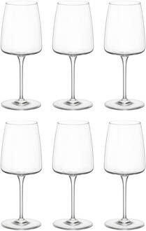 Bormioli Rocco Bormioli Witte Wijnglazen Nexo 380 Ml - 6 Stuks Transparant