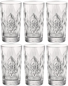 Bormioli Rocco Drinkglazen - 12x stuks - transparant - glas - 490 ml