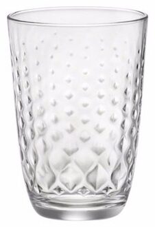 Bormioli Rocco Drinkglazen Glit - 18x stuks - glas - 390 ml - transparant