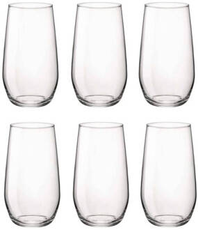 Bormioli Rocco longdrinkglazen Electra (39 cl) (set van 6) Transparant - 000