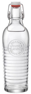 Bormioli Rocco Officina Fles met Beugeldop - Glas 120cl Transparant