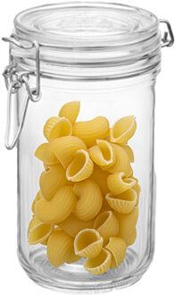 Bormioli Rocco Voorraad/weck pot - transparant - glas - 17 x 9 cm - 750 ml - Bormioli Rocco