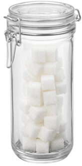 Bormioli Rocco Voorraad/weck pot - transparant - glas - 21 x 10 cm - 1 L - Bormioli Rocco