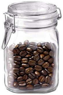 Bormioli Rocco Voorraad/weckpot - transparant - glas - 16 x 10,6 cm - 1 L - Bormioli Rocco