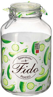 Bormioli Rocco Voorraad/weckpot - transparant - glas - 28 x 15 cm - 4 L - Bormioli Rocco