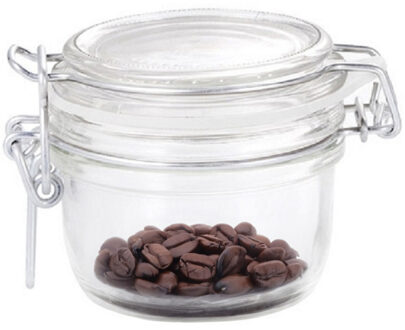 Bormioli Rocco Voorraad/weckpot - transparant - glas - 8 x 7 cm - 125 ml - Bormioli Rocco