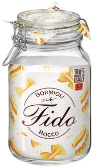 Bormioli Rocco Weckpot Fido 12.5 x 12.5 cm / 2 liter Transparant