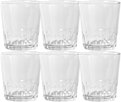 Bormioli Shotglazen/shotjes - transparant - glas - 110 ml - 6 cm - 6x Stuks