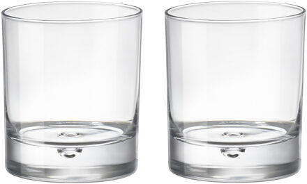 Bormioli Whisky tumbler glazen - 6x - Barglass - transparant - 280 ml