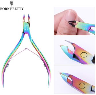 BORN PRETTY Nail Cuticle Nipper Cutter Kleurrijke Clipper Schaar Dode Huid Remover Trimmen Manicure Nail Art Tool