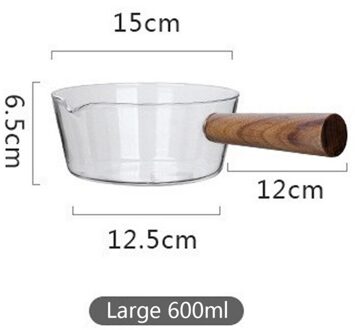 Borosilicaatglas Met Handvat Melk Opschuimen Kannen Koffie Suiker Melk Pot Voor Huishoudelijke Kleine Melk Pot