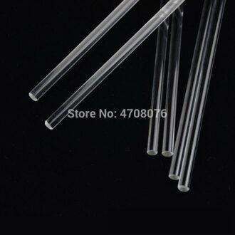 Borosilicaatglas roerstaafje Lab roeren stick/muddler glas stirrer voor wetenschappelijke experiment transparante dia 8mm 10 stks/partij 8x200mm