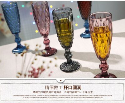 Borrelglaasjes Set Kopjes Champagne Bril Glas Cup Bar Glaswerk Wijnglas willekeurig three