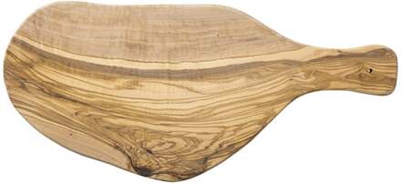Borrelplank olijfhout groot - bruin - 41x17 cm