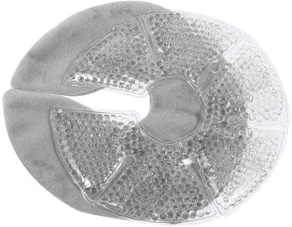 Borst Ice Pack 2 Pack Borst Pack Cooling Borst Gel Pads Met Zachte Backing Voor Van Borstvoeding, Mastitis, stuwing grijs
