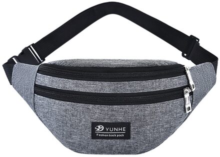 Borst Zak Leisure Heuptas Outdoor Sport Schoudertas Fanny Tas Multifunctionele Tas Belt Bag Pouch Packs Heuptasje Mannen # YL5 Grijs