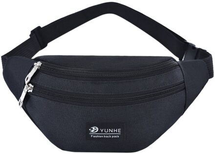 Borst Zak Leisure Heuptas Outdoor Sport Schoudertas Fanny Tas Multifunctionele Tas Belt Bag Pouch Packs Heuptasje Mannen # YL5 Zwart