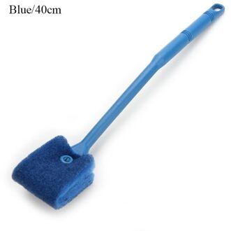 Borstel Aquarium Borstel Spons Borstel Aquarium Glass Algen Cleaner Fish Tank Accessoires 23/40Cm Borstel Blauw
