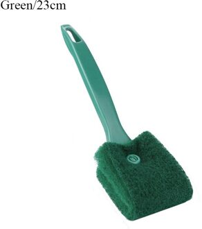 Borstel Aquarium Borstel Spons Borstel Aquarium Glass Algen Cleaner Fish Tank Accessoires 23/40Cm Borstel groen 23cm