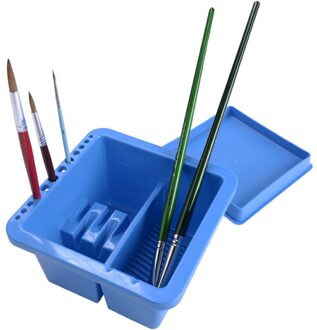 Borstel Wassen Emmer Multi Functie Wassen Pen Vat Penselenbakje Art Supplies Borstel Wassen Tool Art Schilderen Accessoires