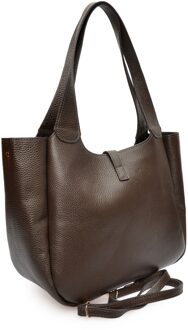 Borstleren Tas Kastanjebruin - One Size