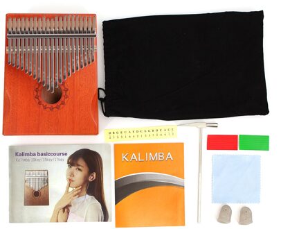 Bos Herten 21 Toetsen Kalimba Percussie Muziekinstrument Mahonie Hout Duim Vinger Piano Afrikaanse Sanza Mbira Met Tuning