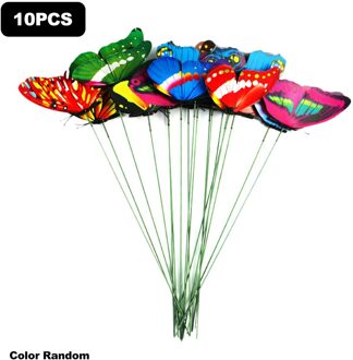 Bos Van Vlinders Tuin Yard Planter Kleurrijke Decoratie Tuinieren Decoratie Tuin Bloem Vlinder Kleurrijke Decoratie