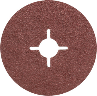 Bosch - 5-delige fiberschuurschijvenset voor haakse slijpmachines, korund