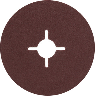 Bosch - 5-delige fiberschuurschijvenset voor haakse slijpmachines, korund