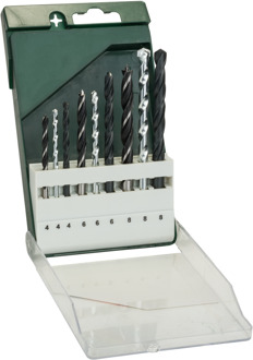 Bosch 9-delige boorset: metaal HSS-R/steen/hout