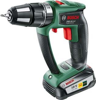 Bosch Accu-boorhamer PSB Ergo 18 LI-1 met 1 batterij