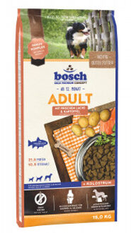 Bosch Adult met zalm & aardappel hondenvoer 15 kg + 3 kg gratis