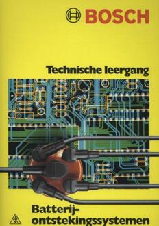 Bosch batterij-ontstekingssystemen - Boek J. van den Berg (9066749415)