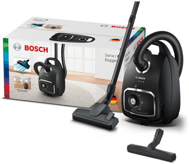 Bosch BGB6X320 Stofzuiger met zak Zwart