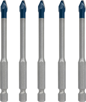 Bosch Blauw Bosch Accessoires EXPERT Dakpanborenset HEX-9 | HardCeramic | 5-delig | 6mm - 2608902316