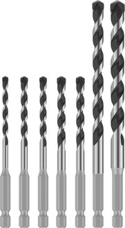 Bosch Blauw Bosch Accessoires PRO Betonborenset HEX-5 | 5-delig | 4x100, 5x100, 6x100, 8x150, 10x150mm - 2608707005