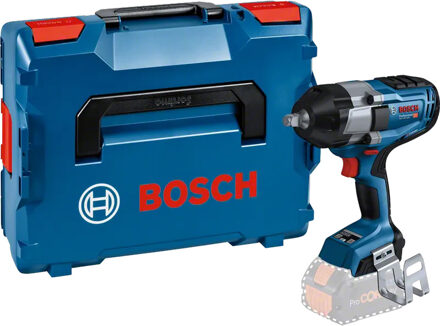Bosch Blauw GDS 18V-1000 Professional Accu-slagmoersleutel | 1.000 Nm | Zonder accu en lader | In L-BOXX - 06019J8301