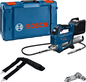 Bosch Blauw GFP 18V-10 Accuvetspuit | Solo in XL-Boxx | Incl. 90 Koppeling en Schouderband | Zonder Accu en Lader - 06019N6001