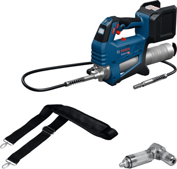 Bosch Blauw GFP 18V-10 Accuvetspuit | Solo | Incl. 90 Koppeling en Schouderband | Zonder Accu en Lader - 06019N6000