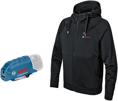 Bosch Blauw GHH 12 + 18V XA | Verwarmde hoody 2XL | Zonder accu & lader 06188000EU