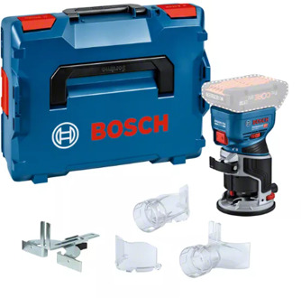 Bosch Blauw GKF 18V-8 Accu Kantenfrees | 18V | Zonder accu en lader | In L-BOXX 136- 06016C2001
