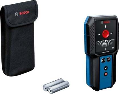 Bosch Blauw GMS 120-27 Detector | 2x batterij 1,5V LR6 (AA) | In Doos - 0601081700