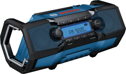 Bosch Blauw GPB 18V-3C Professional | Bouwradio 18V | FM en Bluetooth | Zonder accu's & lader - 06014A3200