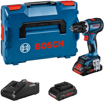 Bosch Blauw GSR 18V-90 C | accuschroefboormachine + GCY 42 bluetooth module in L-Boxx 136 | (2x 4,0 AH accu + lader) - 06019K6005
