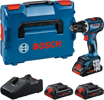 Bosch Blauw GSR 18V-90 C Professional Accuschroefboormachine | 3 x 4,0 Ah ProCore accu | in L-Boxx - 0615A5002R