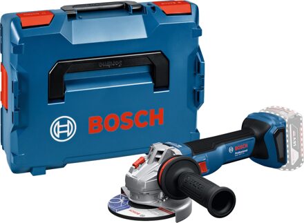 Bosch Blauw GWS 18V-11 S Accu Haakse Slijper | Exclusief Accu's en Lader in L-boxx - 06019N4001