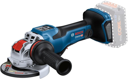 Bosch Blauw GWX 18V-15 PSC | Accu Haakse slijper | 125 mm | Brushless | Zonder accu | 18 V - 06019H6G02
